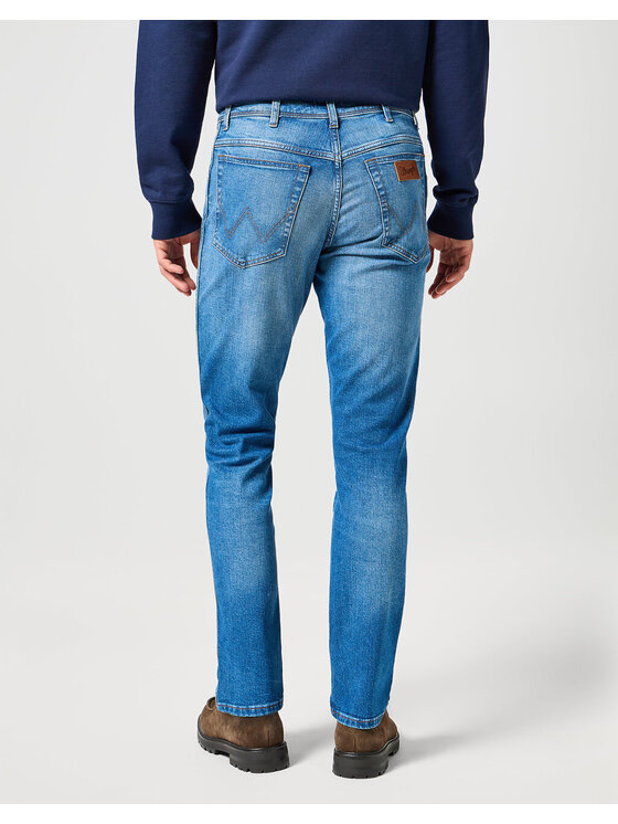 Wrangler Wrangler Jeansy TEXAS SLIM Niebieski Slim Fit