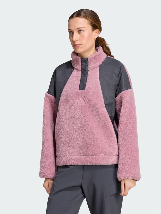 adidas adidas Bluza techniczna 169786 Fioletowy Loose Fit