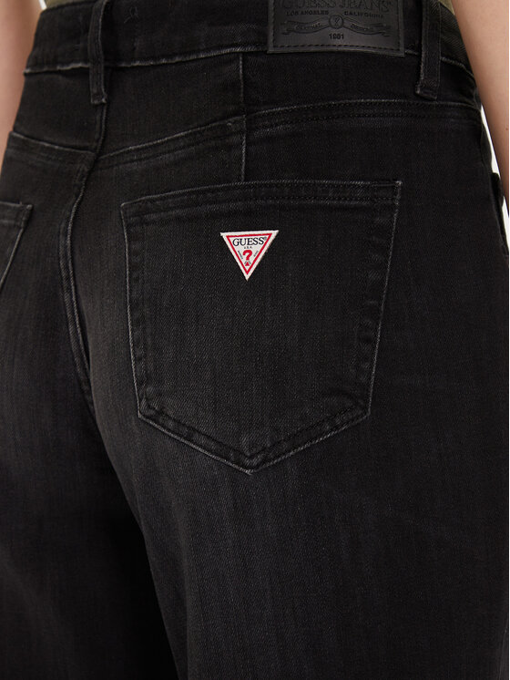 Guess Jeans Guess Jeans Blugi W5BA3O D0142 Negru Relaxed Fit