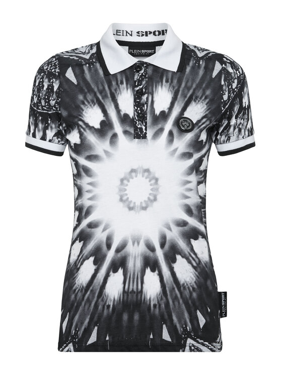 Plein Sport Plein Sport Polo 8249 Czarny Regular Fit