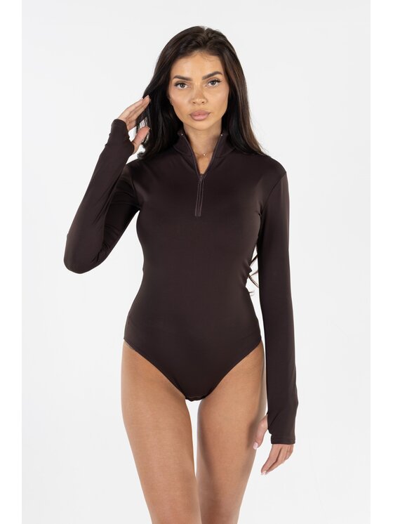 Agatha Studio Agatha Studio Body A26ZS-BO-K01 Brązowy Slim Fit