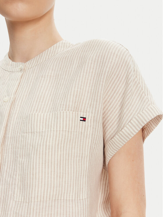 Tommy Hilfiger Tommy Hilfiger Särk WW0WW44715 Beež Regular Fit