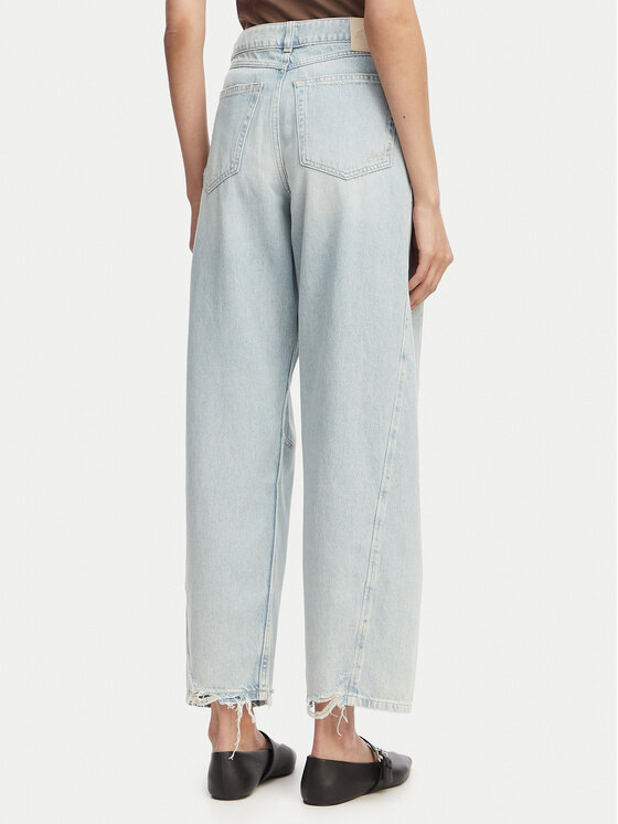 BOSS BOSS Jeans hlače 50558722 Modra Balloon Fit