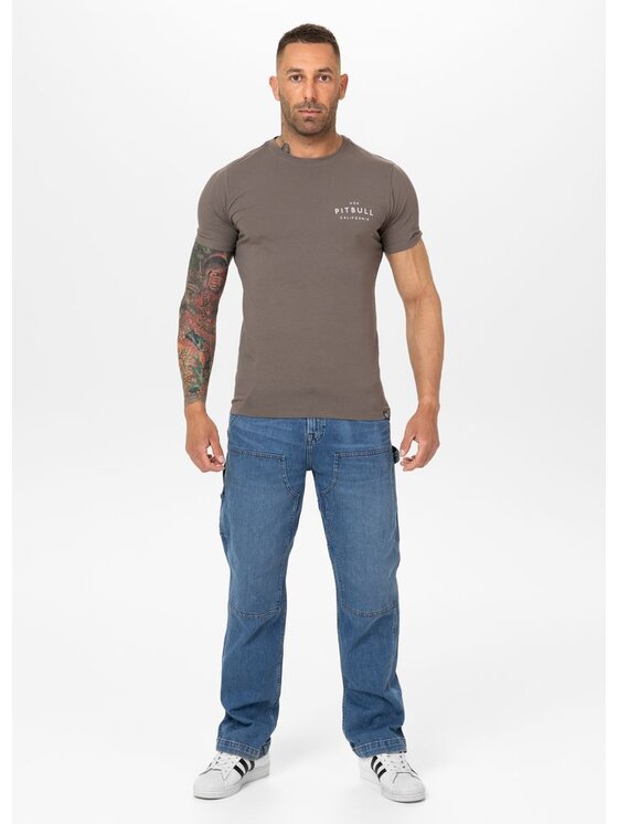 PITBULL PITBULL T-Shirt AUTOMATIC Brązowy Regular Fit