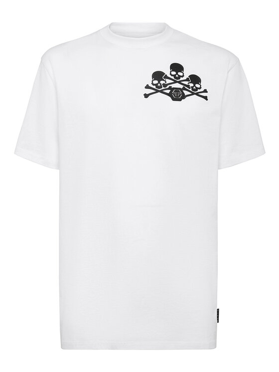 PHILIPP PLEIN PHILIPP PLEIN T-shirt 209 Bianco Regular Fit