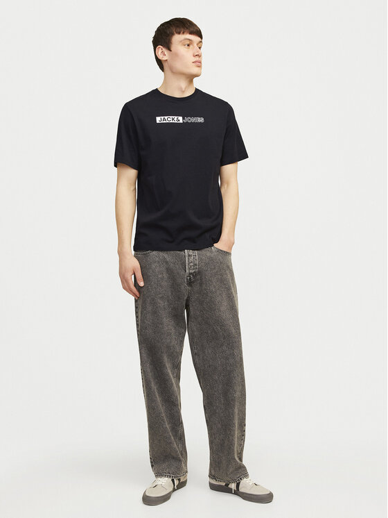 Jack&Jones Jack&Jones Tricou Corp 12233999 Negru Standard Fit