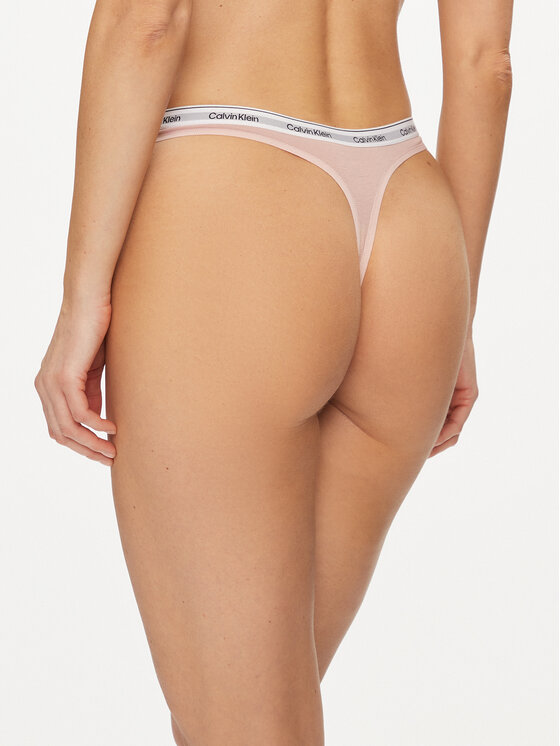 Calvin Klein Underwear Calvin Klein Underwear Stringi 000QD5043E Różowy