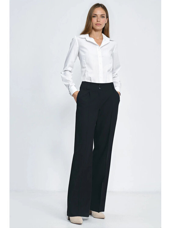 NIFE NIFE Košile K71 Bílá Classic Fit