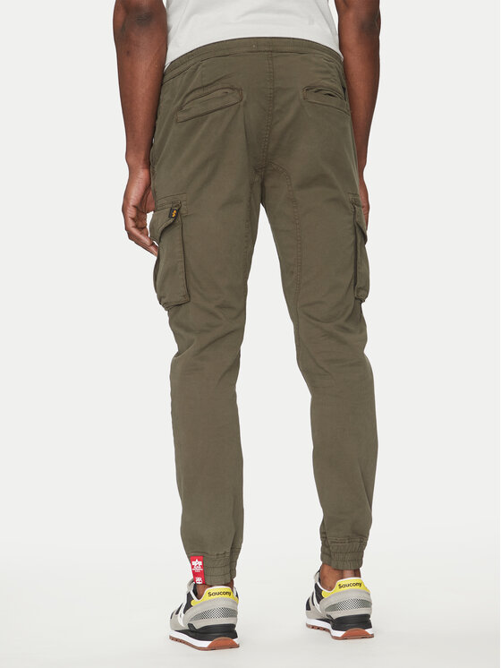Alpha Industries Alpha Industries Jogging hlače Twill 116202 Zelena Regular Fit