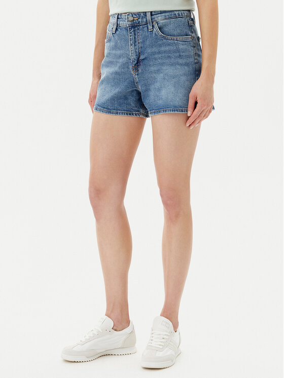 Lee Lee Džínové šortky Carol 112363526 Modrá Regular Fit
