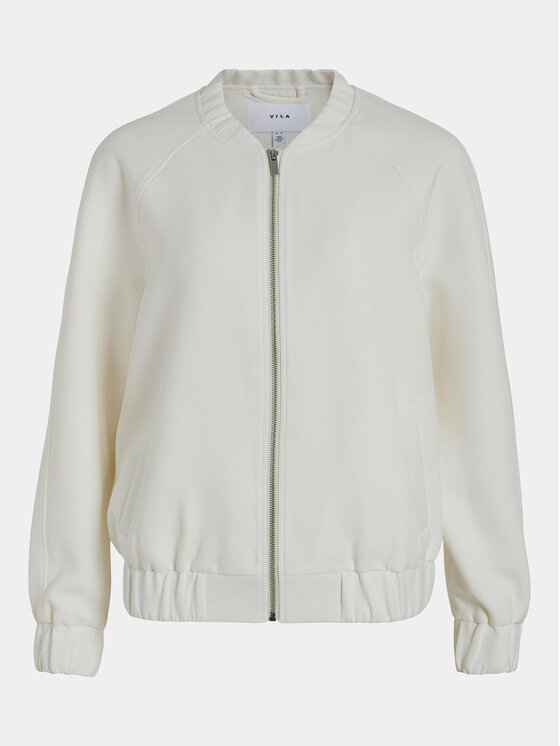 Vila Vila Bunda bomber Lyra 14088154 Écru Regular Fit