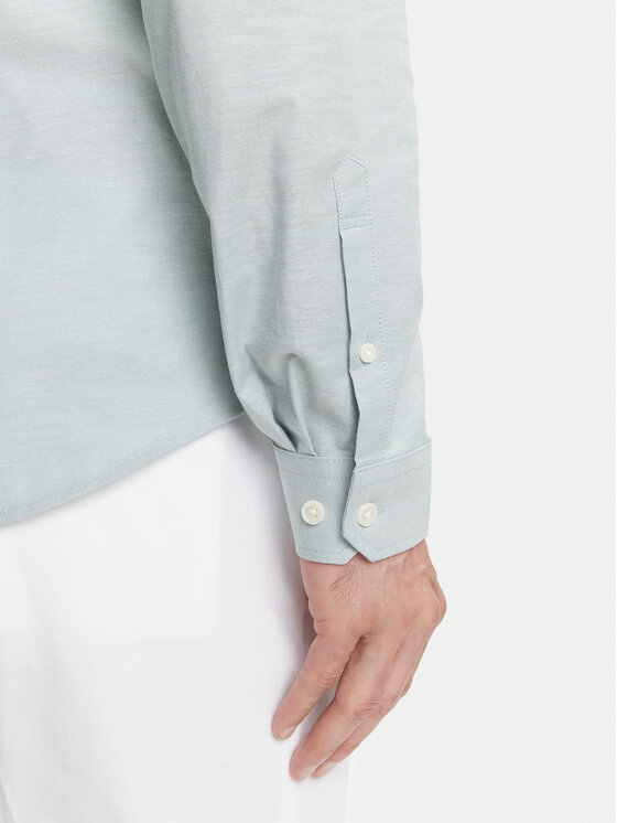 Lindbergh Lindbergh Cămașă 30-203174 Verde Slim Fit