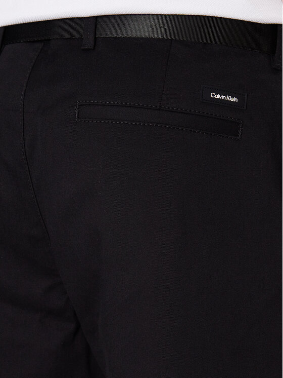 Calvin Klein Calvin Klein Παντελόνι chino Modern Twill K10K110979 Μαύρο Slim Fit