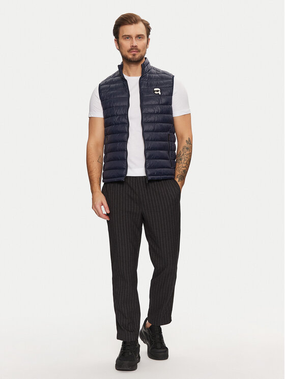 KARL LAGERFELD KARL LAGERFELD Weste 505711 Dunkelblau Regular Fit