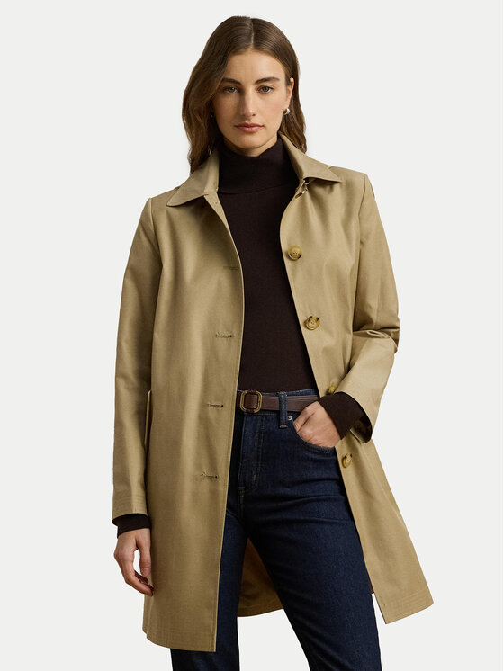 LAUREN RALPH LAUREN LAUREN RALPH LAUREN Kabát pro přechodné období 297967121002 Béžová Straight Fit