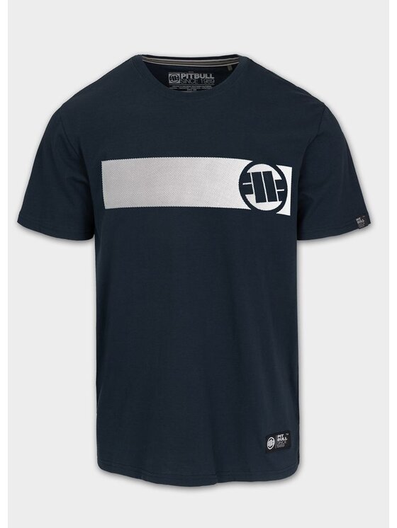 PITBULL PITBULL T-Shirt AUTOMATIC Granatowy Regular Fit