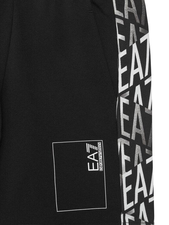 EA7 Emporio Armani EA7 Emporio Armani Szorty sportowe 7B000077 AF10380 UC001 Czarny Regular Fit