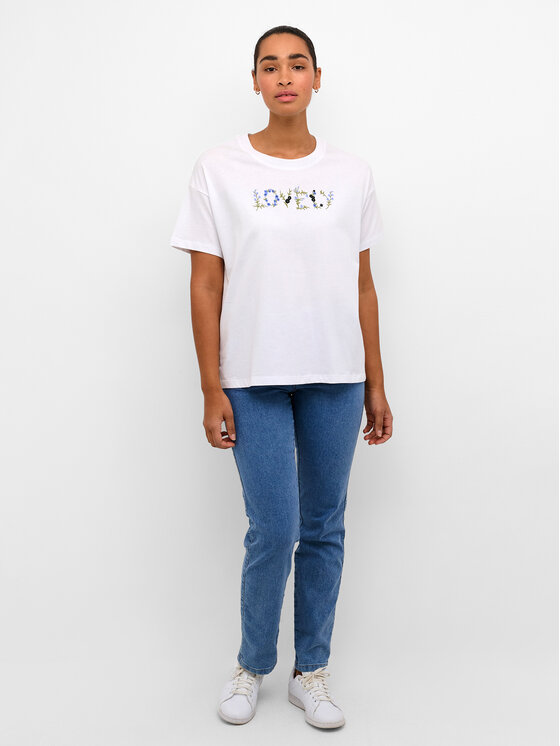 Kaffe Kaffe T-Shirt Firia 10508406 Weiß Regular Fit