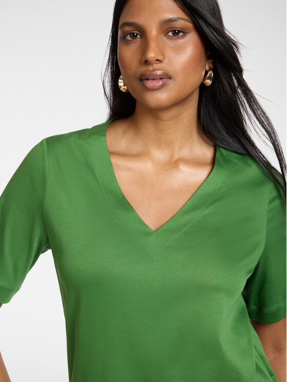 Elena Mirò Elena Mirò T-Shirt G004Z000633N0C5 Zielony Regular Fit
