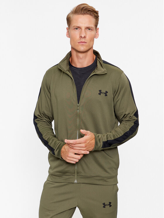 Under Armour Jogginganzug Fitted Track Khakifarben Suit Ua Fit 1357139 Knit