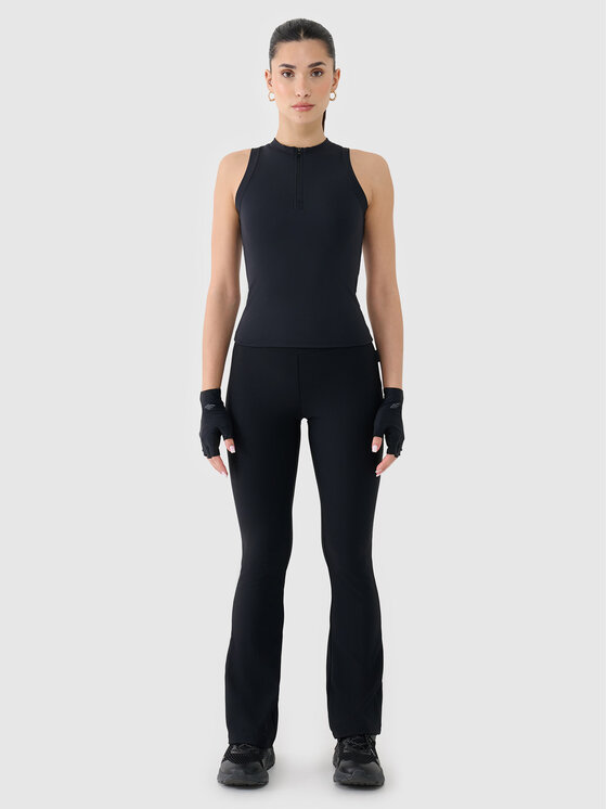4F 4F Tank top INFLUENCER Czarny Slim Fit