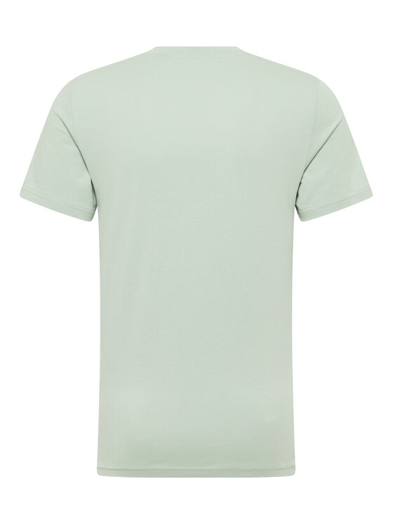 Mustang Mustang T-Shirt Austin 1016492 Zielony Regular Fit