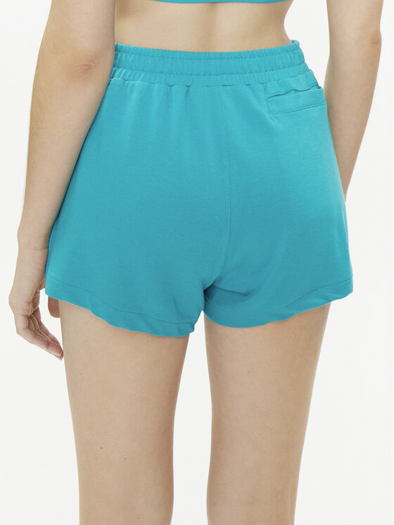Calvin Klein Swimwear Calvin Klein Swimwear Szorty materiałowe KW0KW02441 Turkusowy Regular Fit