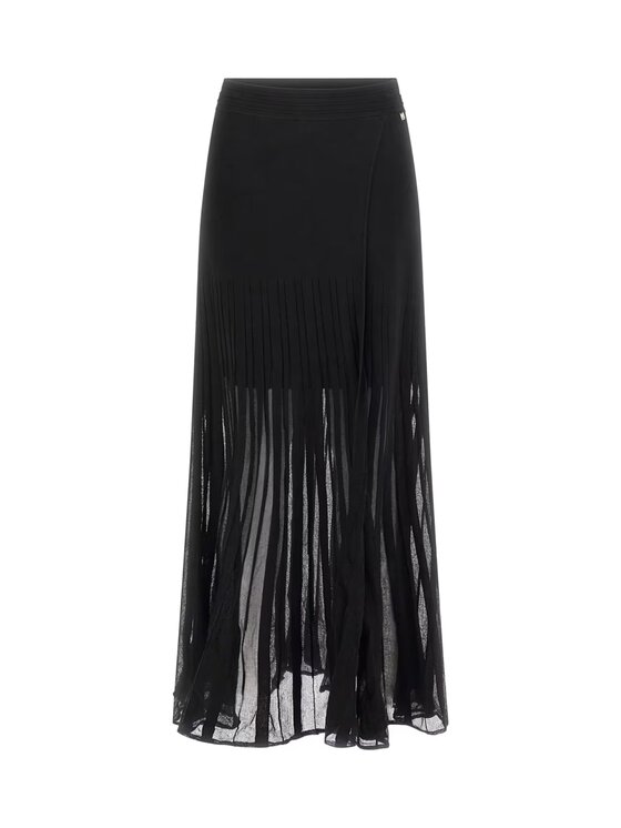 GUESS BY MARCIANO Gonna plissettata gonna donna Nero Slim Fit
