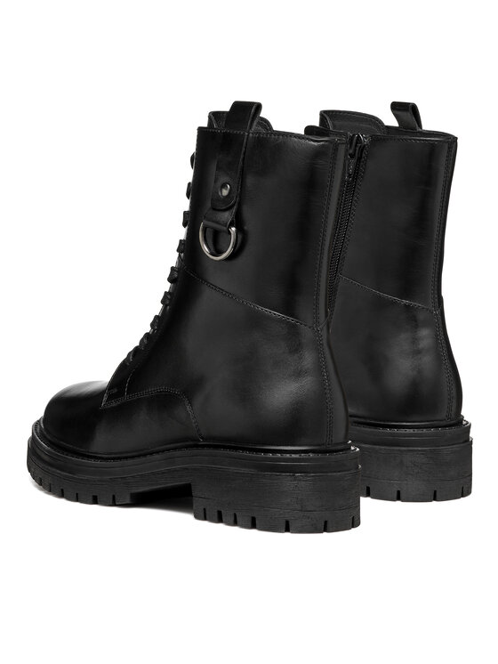 Geox Geox Kotníková obuv D Iridea D46HRB 00043 C9999 Černá