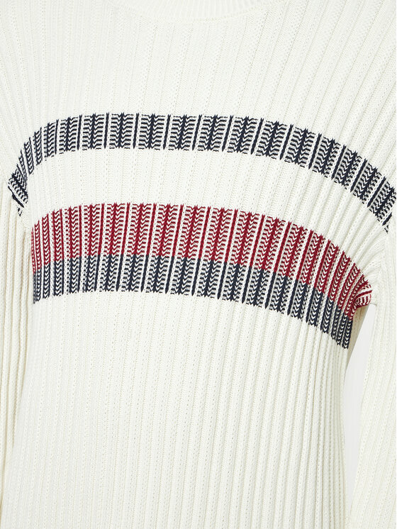 Tommy Hilfiger Tommy Hilfiger Пуловер MW0MW37246 Екрю Regular Fit