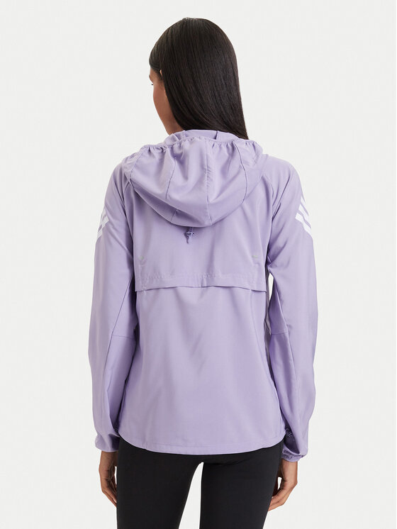 adidas adidas Kurtka do biegania Adi365 Iconic KY2652 Fioletowy Regular Fit