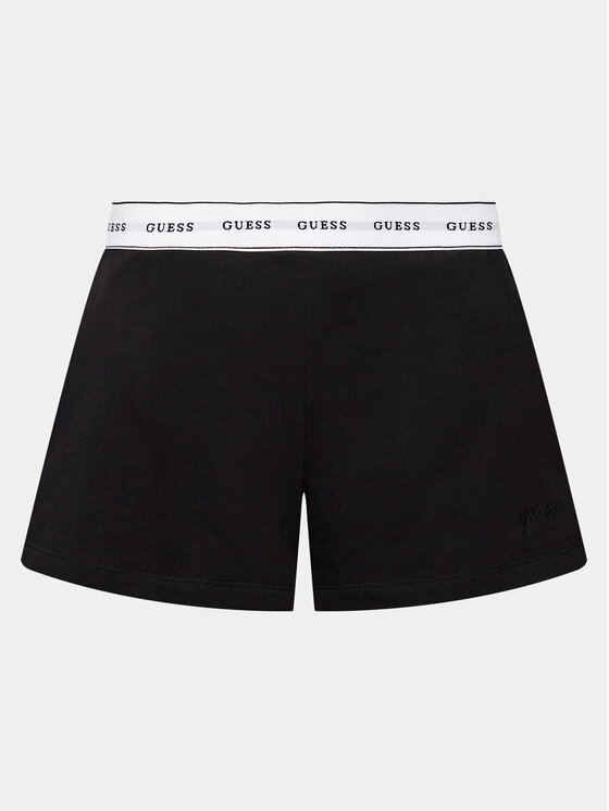 Guess Guess Kratke pidžama hlače O4GD02 KBS91 Crna Loose Fit