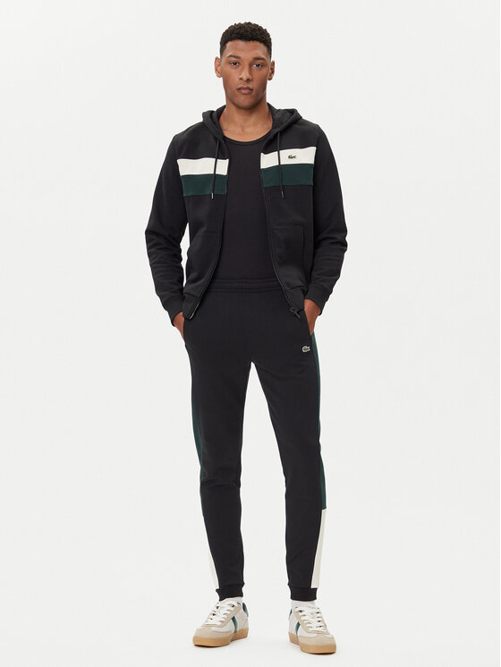 Lacoste Lacoste Pulóver SH5913 Fekete Regular Fit