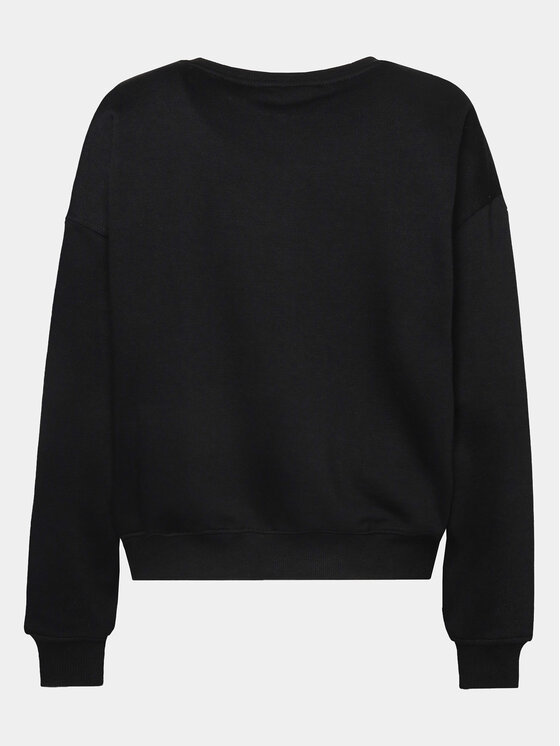 Athlecia Athlecia Pulóver Asport W Crew Neck EA233346 Fekete Regular Fit