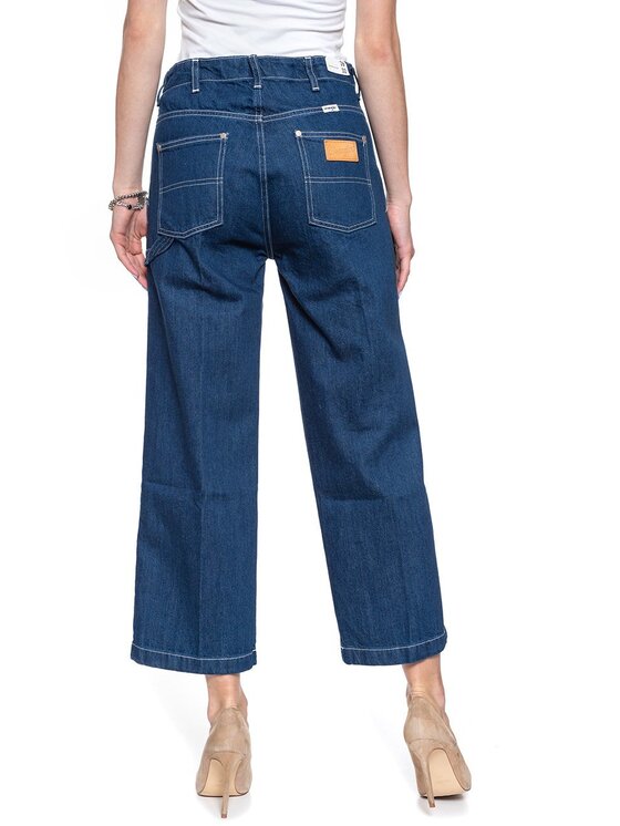 Wrangler Wrangler Jeansy CARPENTER PANT Niebieski Loose Fit
