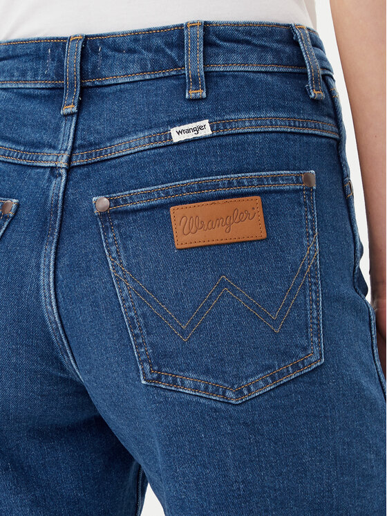 Wrangler Wrangler Τζιν σορτσάκια Cowboy 112366267 Μπλε Relaxed Fit