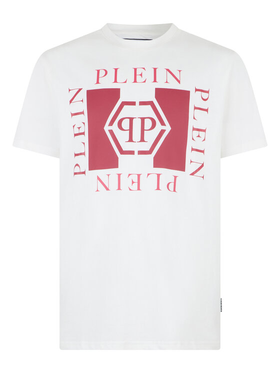 PHILIPP PLEIN PHILIPP PLEIN T-Shirt 31676 Biały Regular Fit