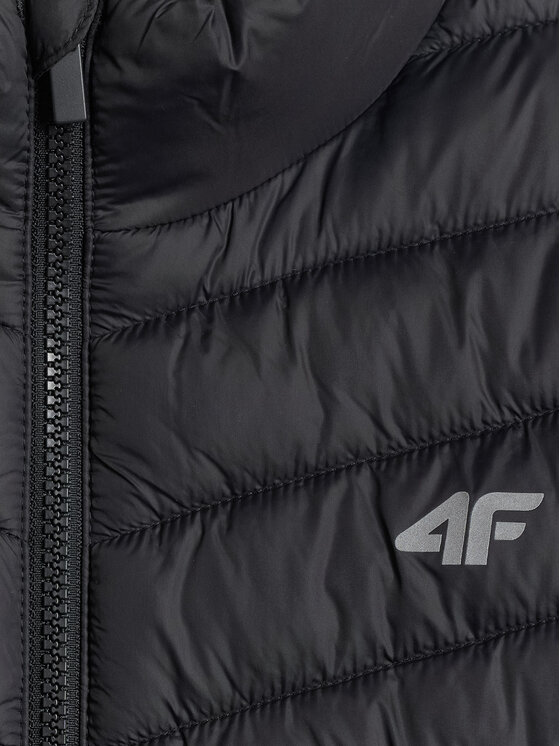 4F 4F Kurtka puchowa OUTERWEAR Czarny Regular Fit