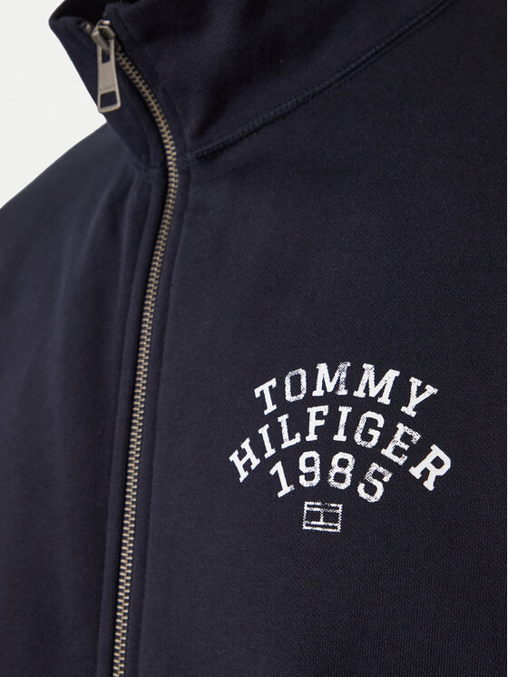 Tommy Hilfiger Tommy Hilfiger Majica dugih rukava Arch Stand MW0MW41425 Tamnoplava Regular Fit