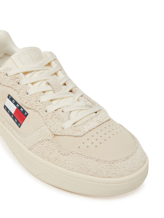Tommy Jeans Tommy Jeans Laisvalaikio batai Tjm Cupsole Suede EM0EM01568 Écru