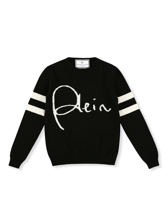 PHILIPP PLEIN PHILIPP PLEIN Longsleeve 30362 Czarny Basic Fit