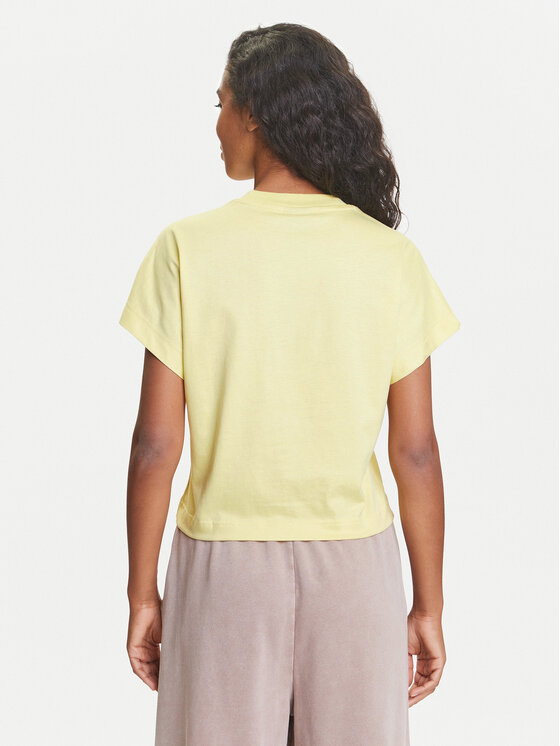 adidas adidas T-särk ALL SZN JJ1239 Kollane Regular Fit