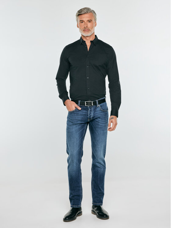 BIG STAR BIG STAR Jeansy RONALD Niebieski Straight Leg