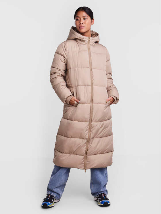 Pieces Puhovka Bee 17127426 Bež Oversize