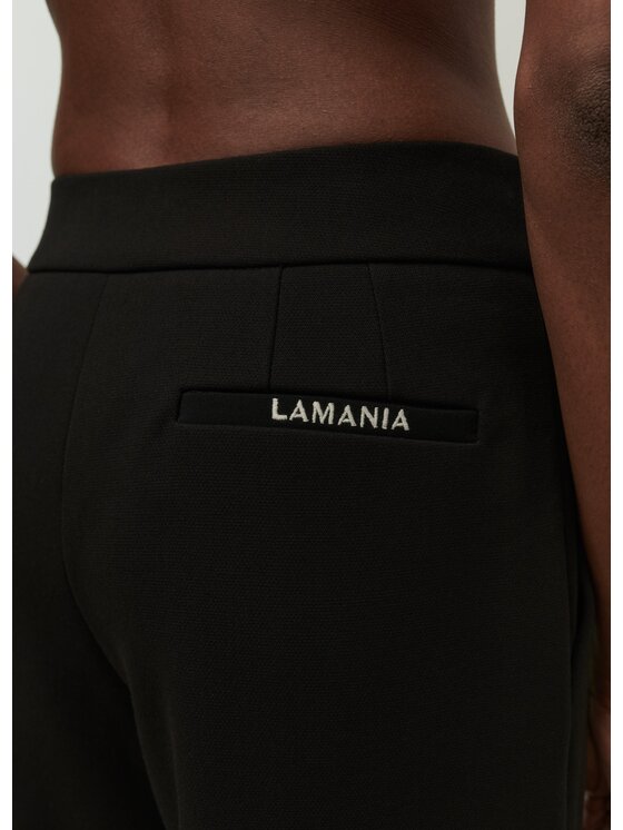 La Mania La Mania Pantaloni da tuta SAVVY Nero Classic Fit