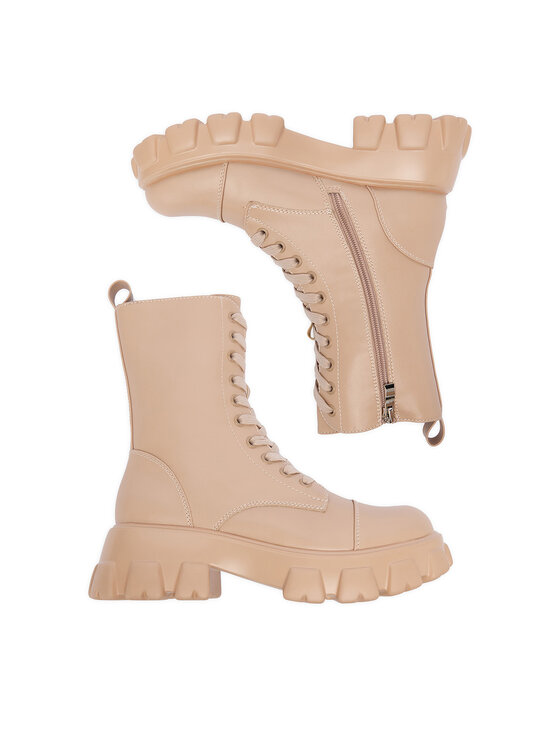 DeeZee DeeZee Schnürschuhe 1709-1 Beige