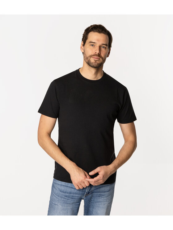Lee Cooper Lee Cooper T-Shirt HIT1 1160 Czarny Regular Fit