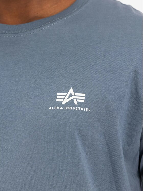 Alpha Industries Alpha Industries T-Shirt AI.188505-439-L Modrá Regular Fit