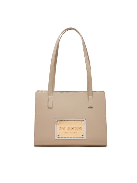 LOVE MOSCHINO LOVE MOSCHINO Дамска чанта JC4356PP0IK1211A Кремав