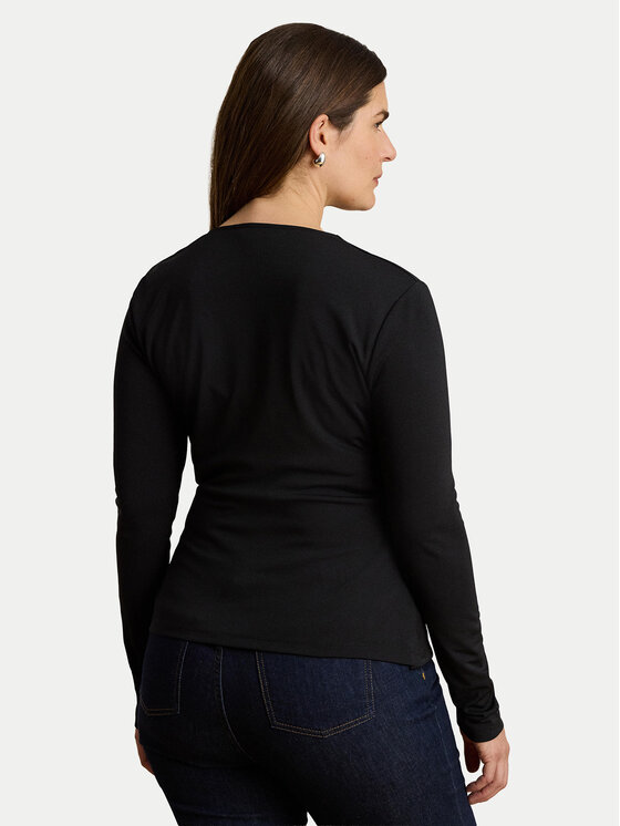 LAUREN RALPH LAUREN LAUREN RALPH LAUREN Μπλουζάκι 200P13936001 Μαύρο Regular Fit